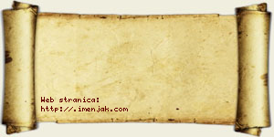 Vanja Hamović vizit kartica